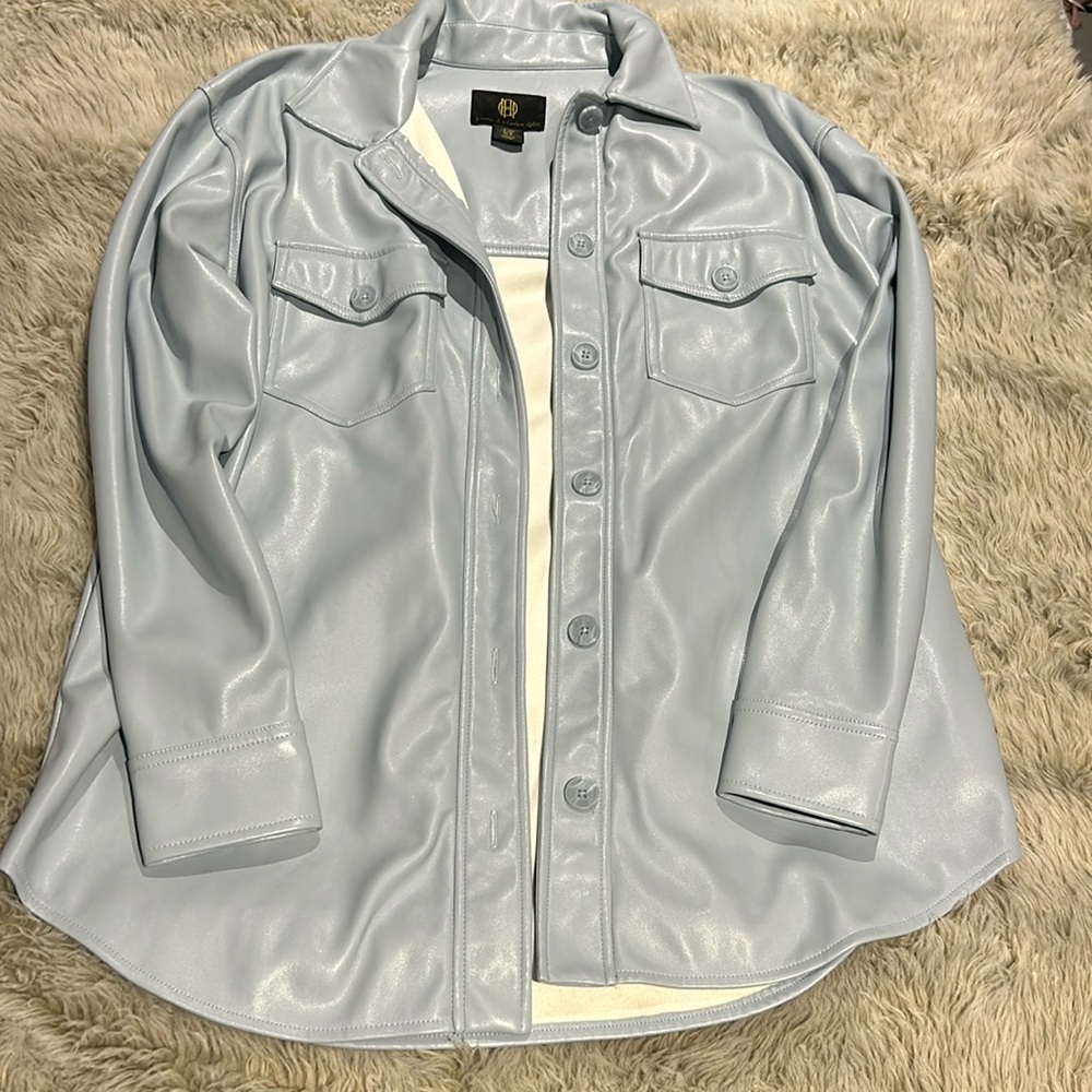 HOUSE OF HARLOW 1960 Baby blue jacket. Worn once.
